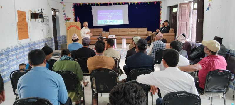 Pre- planning meeting at Khaptad Channa Rural Municipality, Bajhang